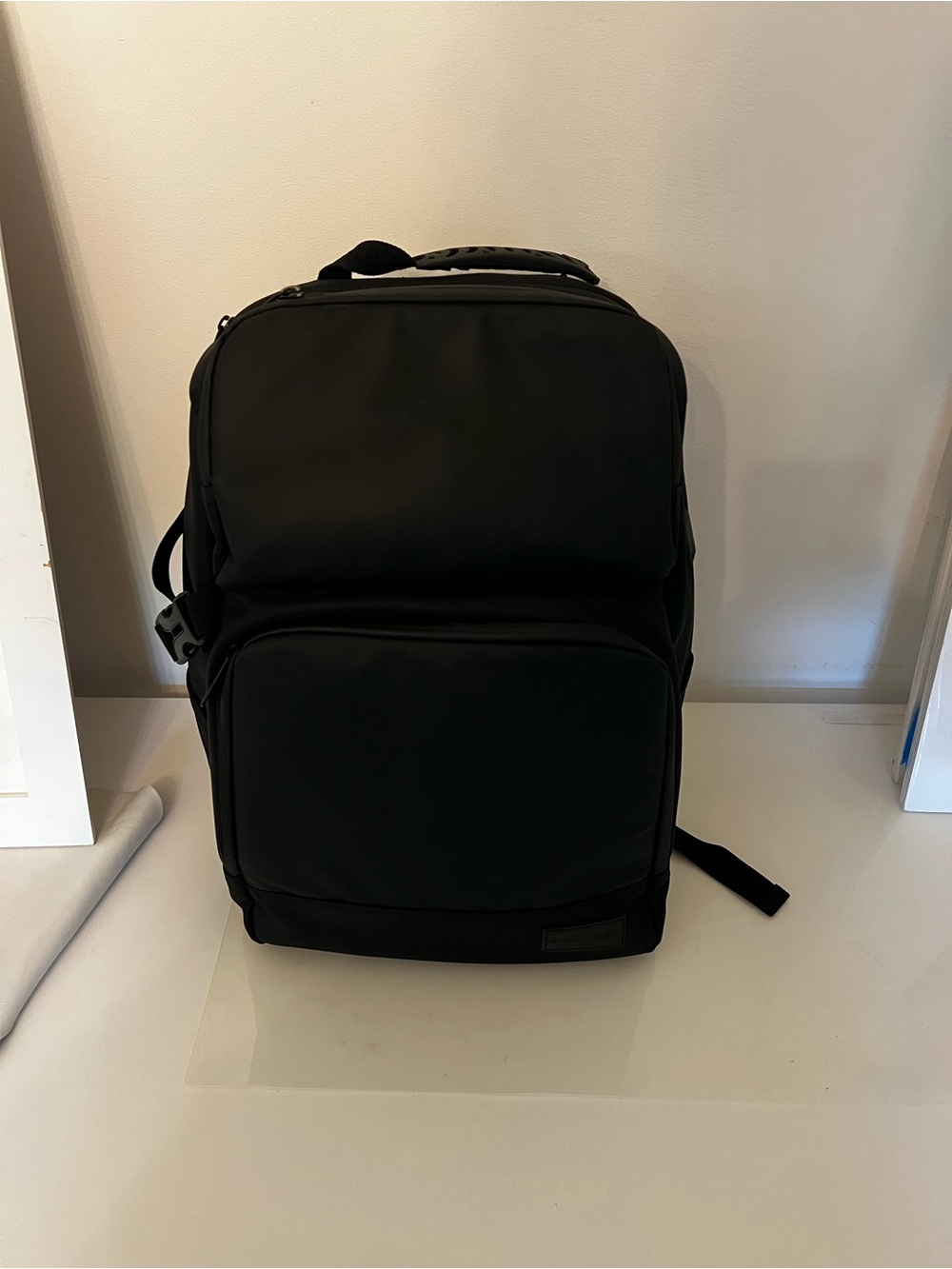 Duchamp London Black Laptop Backpack - Sleek Everyday Carry. Many pockets.